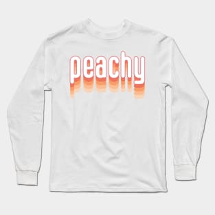 Peachy Long Sleeve T-Shirt